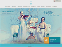 Tablet Screenshot of hemsingfestival.com